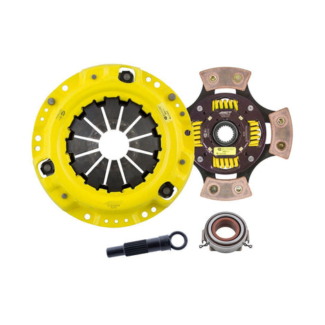 Heavy Duty Race Sprung 4 Pad Clutch Kit <br> 86-91 Toyota Corolla Tercel Chevy Nova Geo Prizm