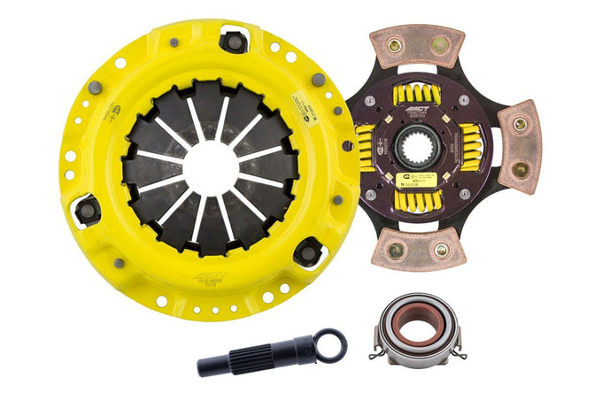 Heavy Duty Race Sprung 4 Pad Clutch Kit <br> 86-91 Toyota Corolla Tercel Chevy Nova Geo Prizm