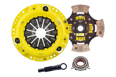 Extreme Race Sprung 4 Pad Clutch Kit <br> 86-91 Toyota Corolla Tercel Chevy Nova Geo Prizm