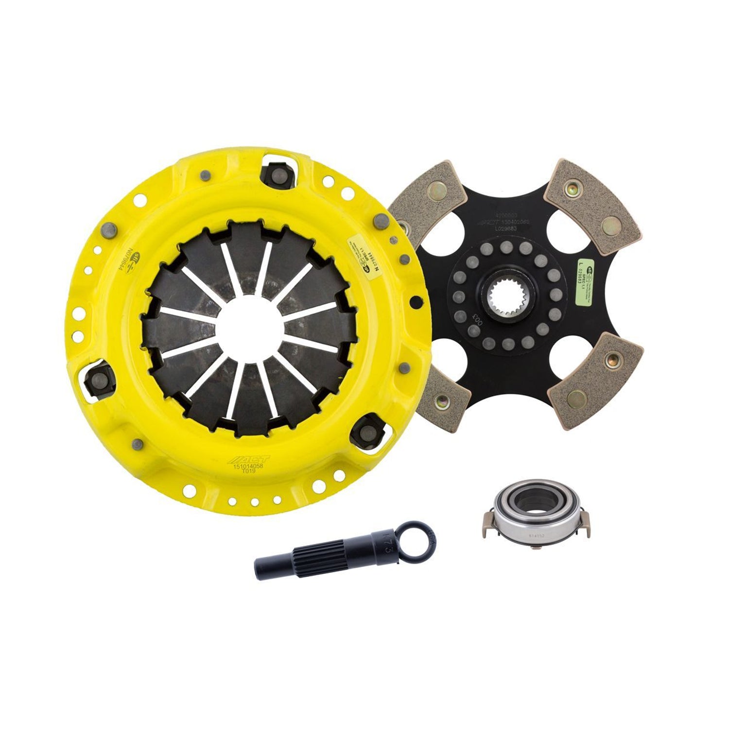 Heavy Duty Race Rigid 4 Pad Clutch Kit <br> 1991-1992 Toyota Corolla