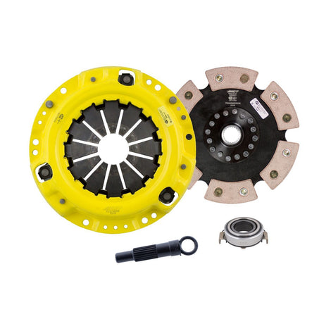 Heavy Duty Race Rigid 6 Pad Clutch Kit <br> 1991-1992 Toyota Corolla