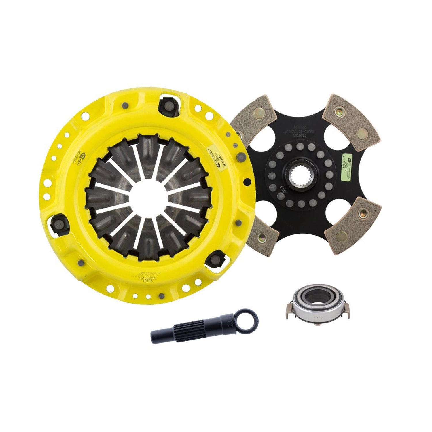 Extreme Race Rigid 4 Pad Clutch Kit <br> 1991-1992 Toyota Corolla