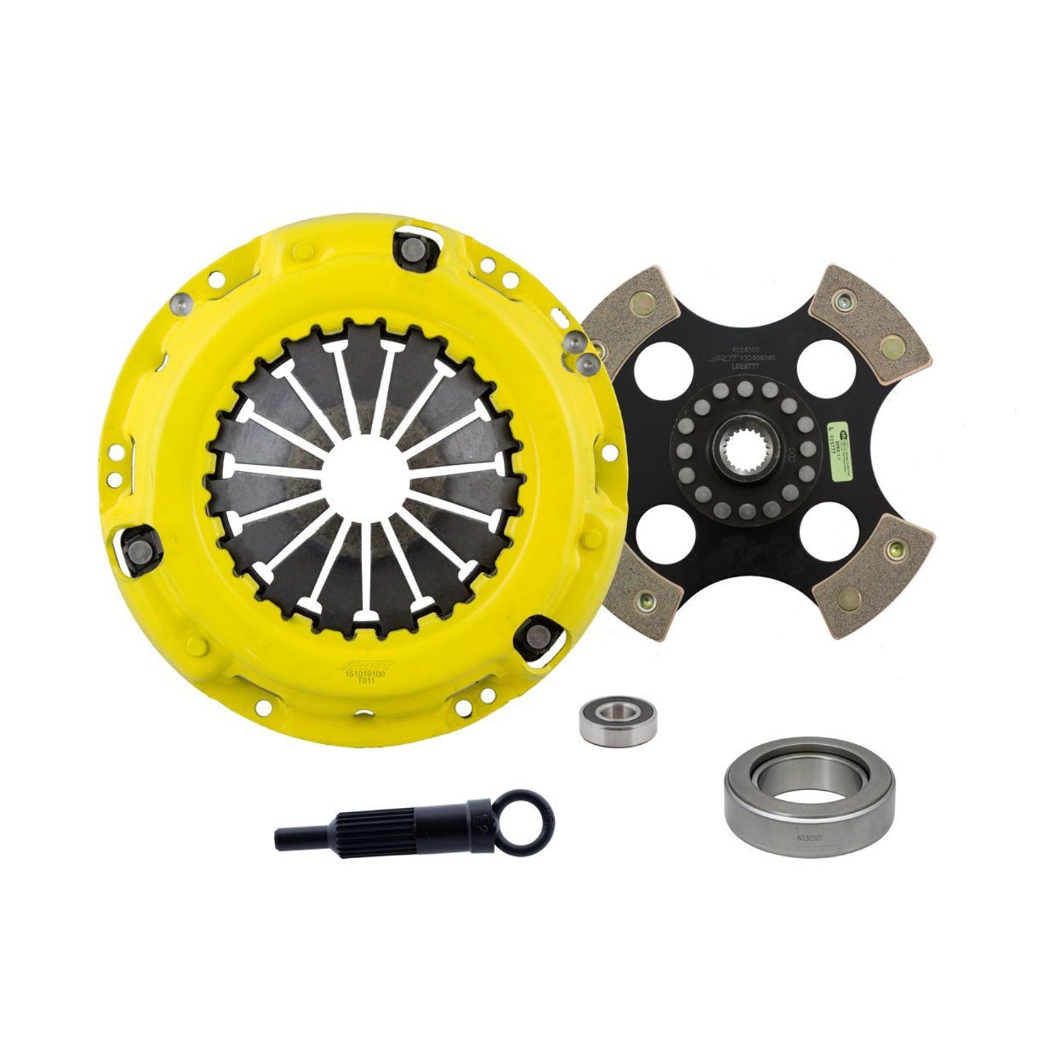 Heavy Duty Race Rigid 4 Pad Clutch Kit <br> 1980-1982 Toyota Corolla