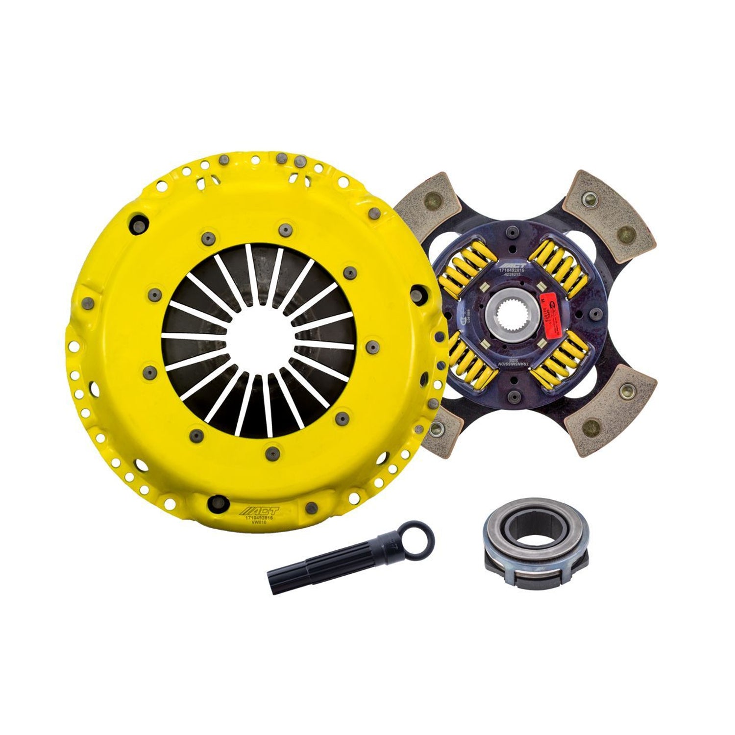 Heavy Duty Race Sprung 4 Pad Clutch Kit <br> 90-06 VW Jetta Golf Beetle Corrado Passat EuroVan