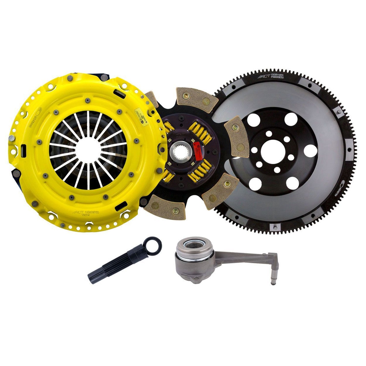 Heavy Duty Race Sprung 6 Pad Clutch Kit <br> 06-13 VW Jetta Passat GTI Golf R Eos