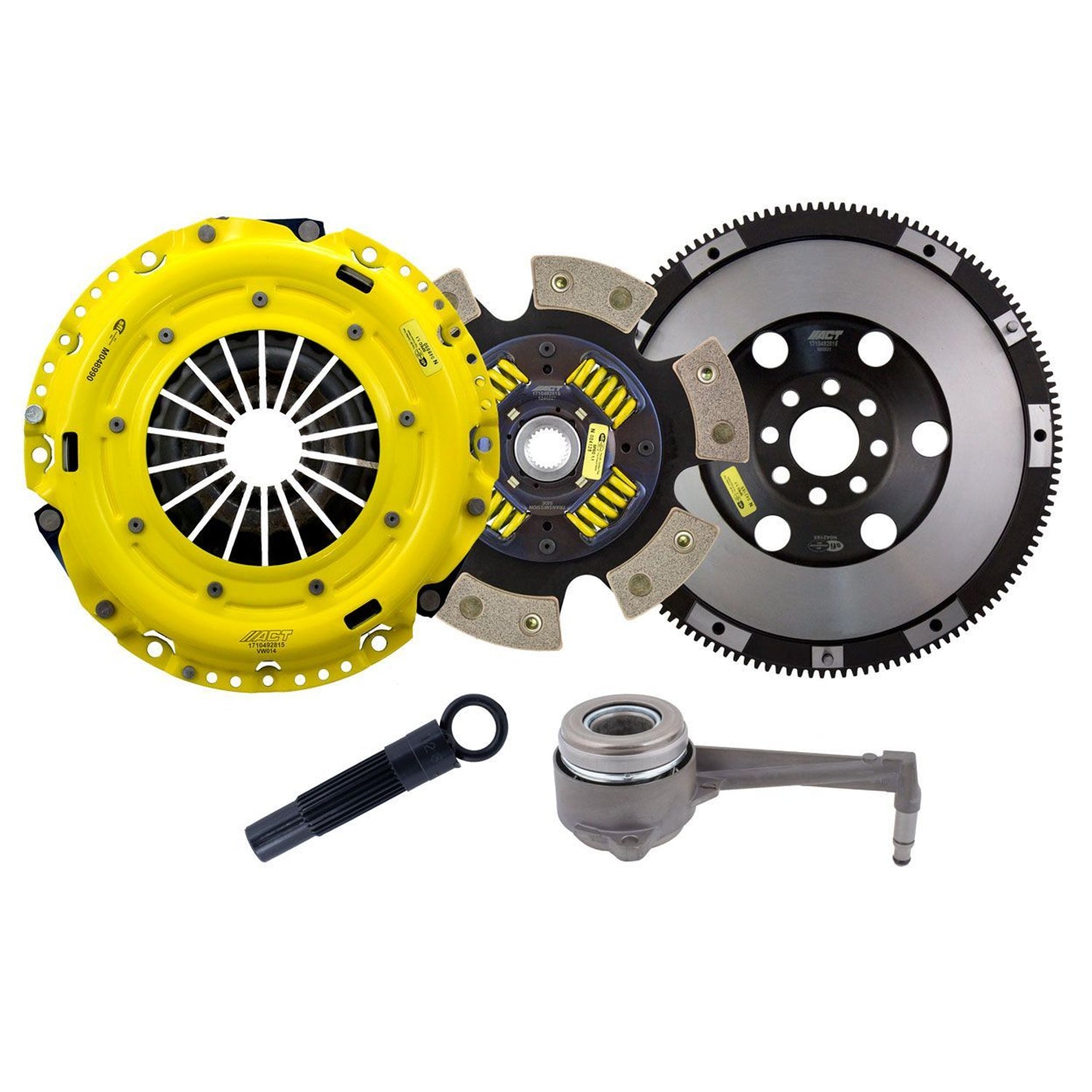 Heavy Duty Race Sprung 6 Pad Clutch Kit <br> 08-16 VW Jetta Beetle Eos GTI Passat CC Audi A3