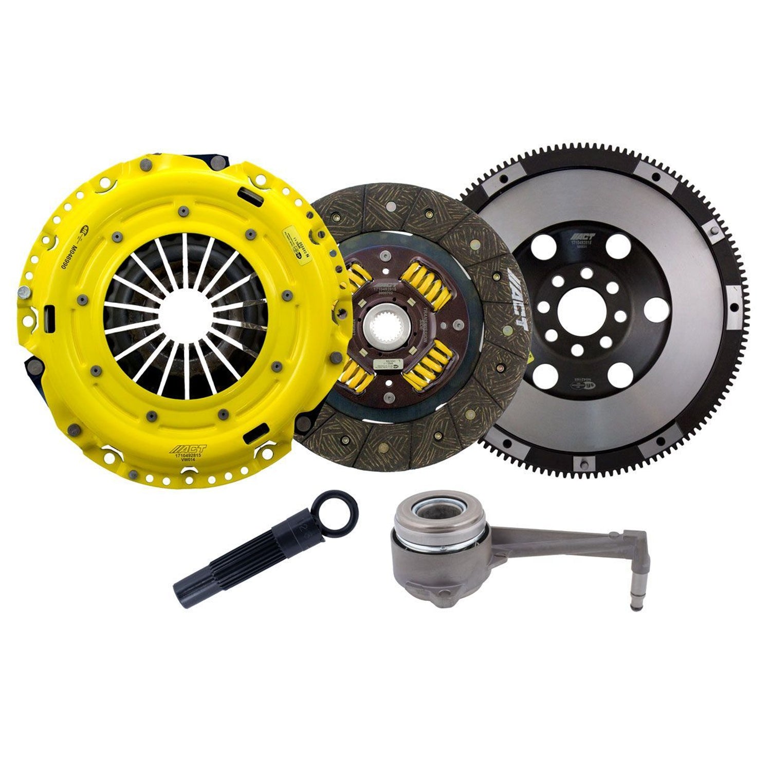 Heavy Duty Performance Street Sprung Clutch Kit <br> 08-16 VW Jetta Beetle Eos GTI Passat CC Audi A3