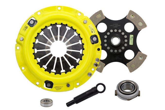Heavy Duty Race Rigid 4 Pad Clutch Kit <br> 88-03 Mazda MX-6 626 323 Kia Sephia Spectra