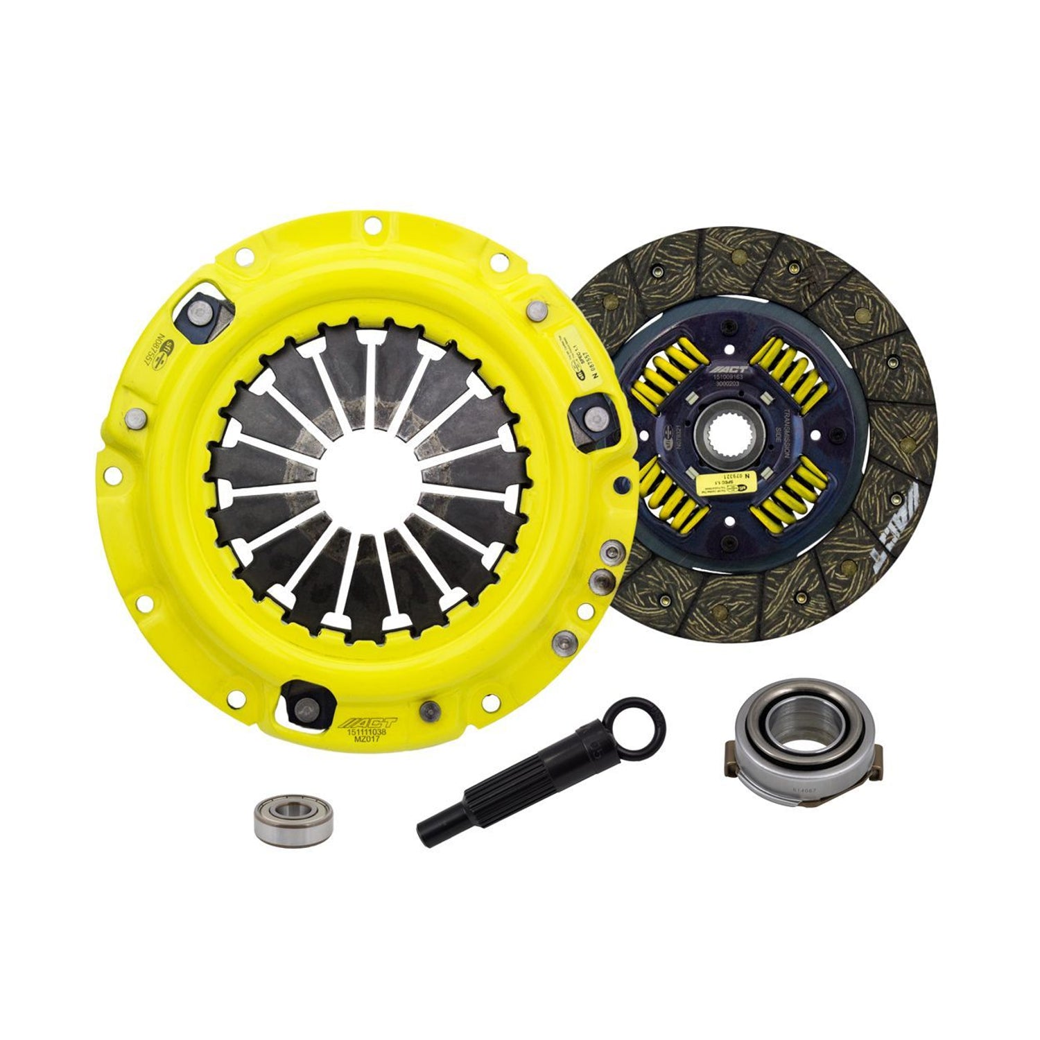 Heavy Duty Performance Street Sprung Clutch Kit <br> 88-03 Mazda MX-6 626 323 Kia Sephia Spectra