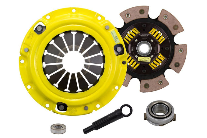 Extreme Race Sprung 6 Pad Clutch Kit <br> 88-03 Mazda MX-6 626 323 Kia Sephia Spectra