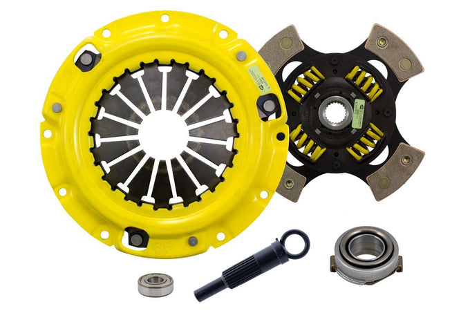 Heavy Duty Race Sprung 4 Pad Clutch Kit <br> 83-97 Mazda MX-3/6 B2000 B2200 626 Ford Probe