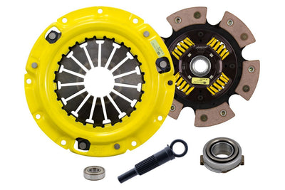 Heavy Duty Race Sprung 6 Pad Clutch Kit <br> 83-97 Mazda MX-3/6 B2000 B2200 626 Ford Probe