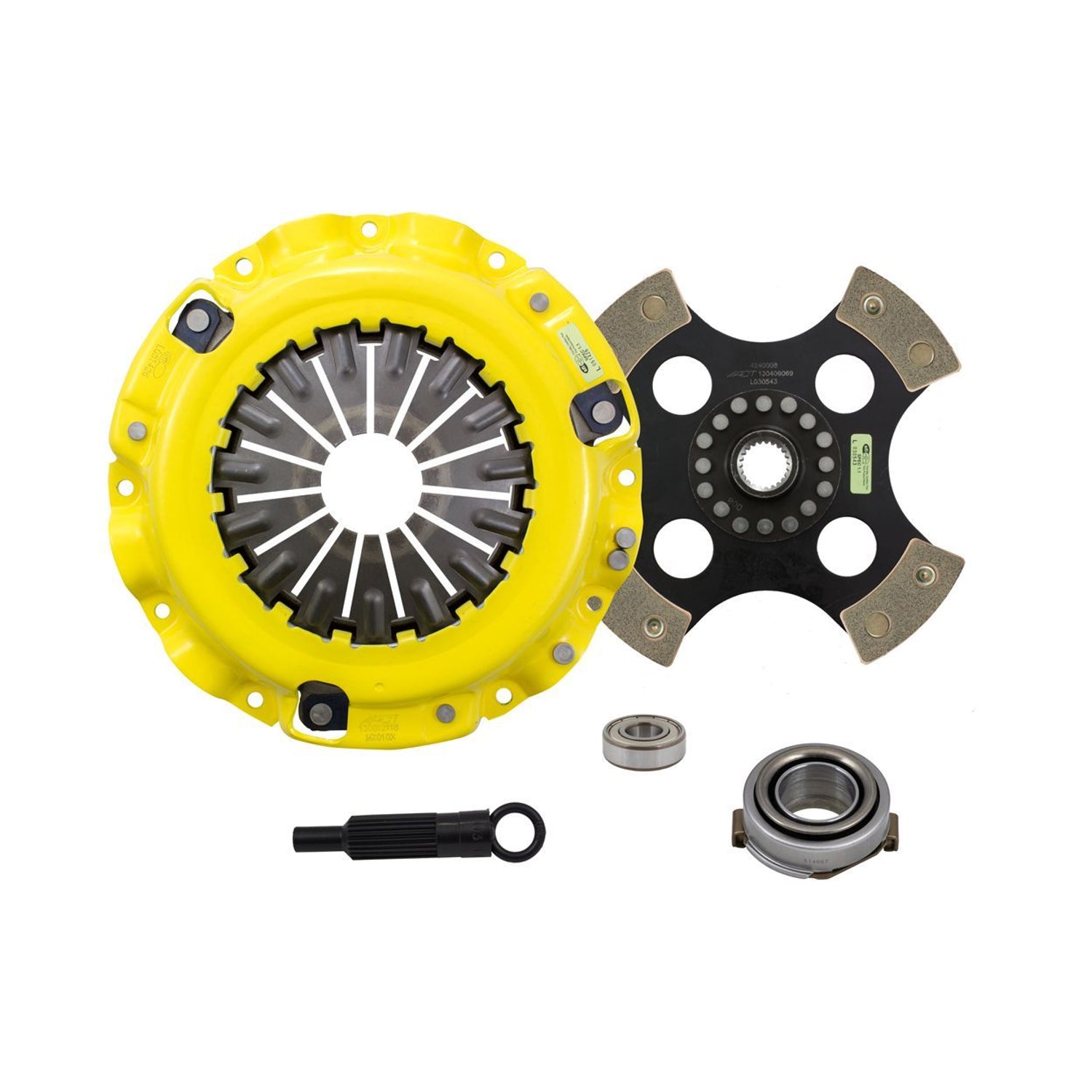 Extreme Race Rigid 4 Pad Clutch Kit <br> 88-92 Mazda 929 626 MX-6 89-92 Ford Probe