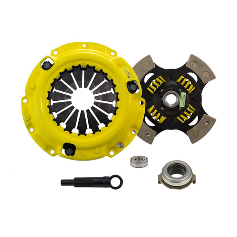 Heavy Duty Race Sprung 4 Pad Clutch Kit <br> 93-03 Mazda Protege Protege5 626 MX-6 Ford Probe