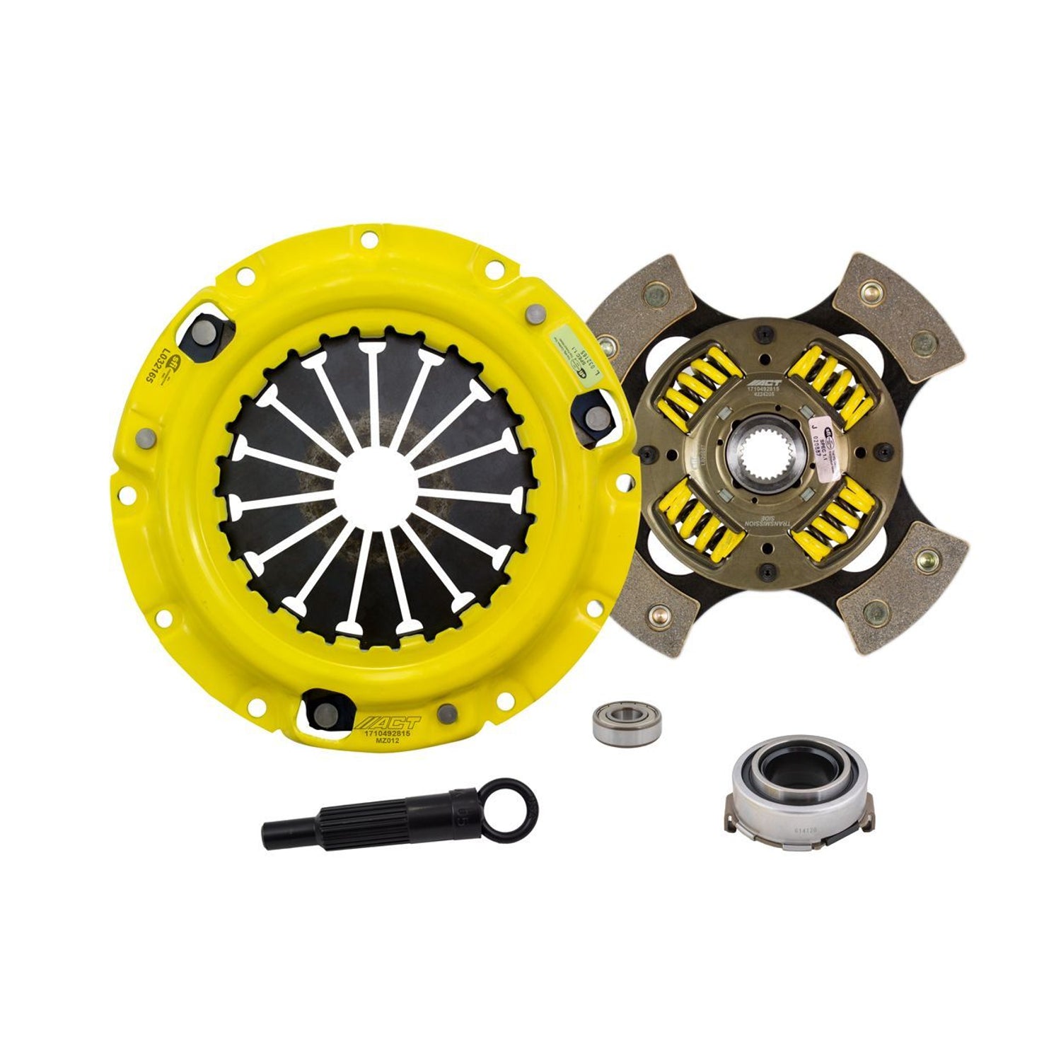 Heavy Duty Race Sprung 4 Pad Clutch Kit <br> 1990-1997,1999-2005 Mazda Miata