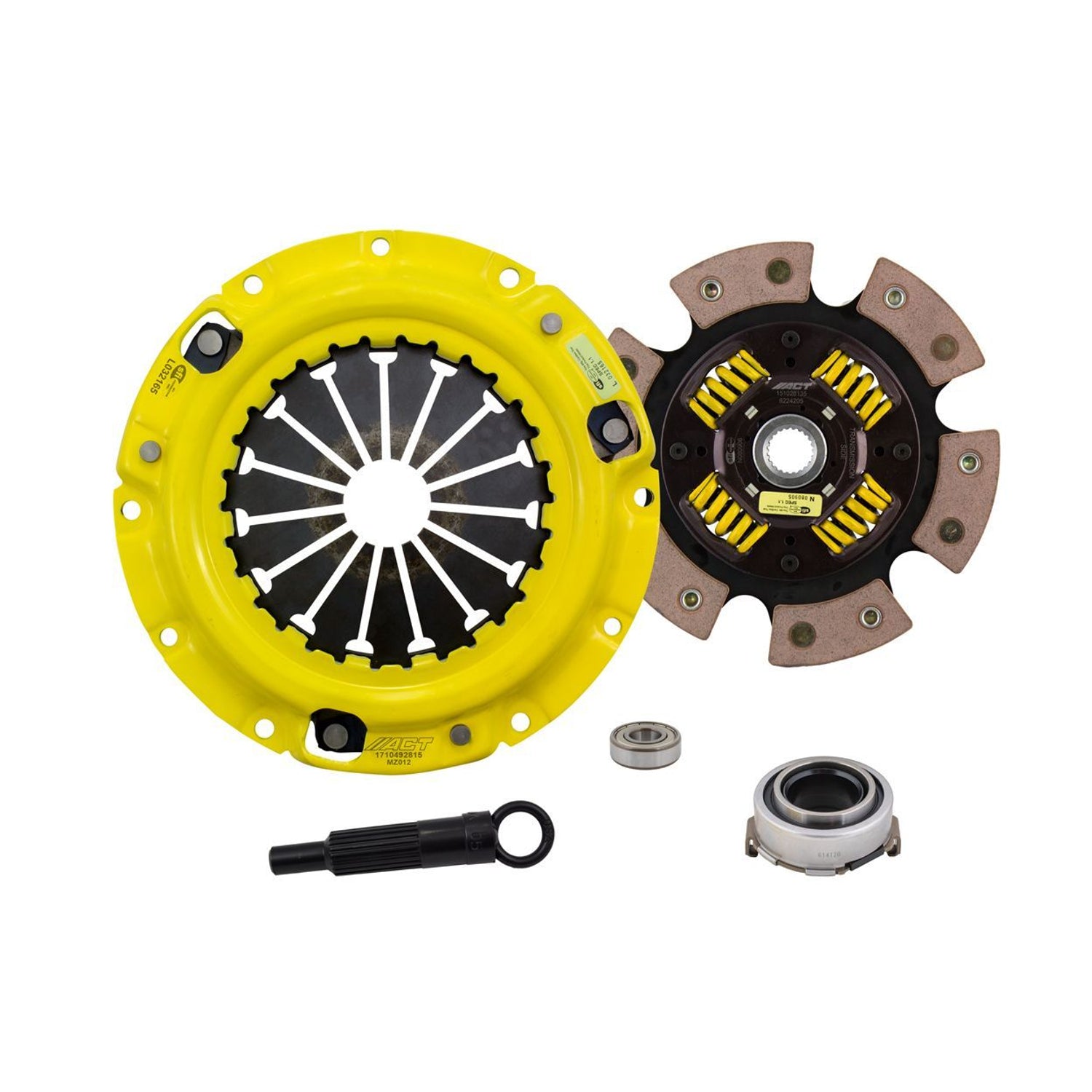 Heavy Duty Race Sprung 6 Pad Clutch Kit <br> 1990-1997,1999-2005 Mazda Miata