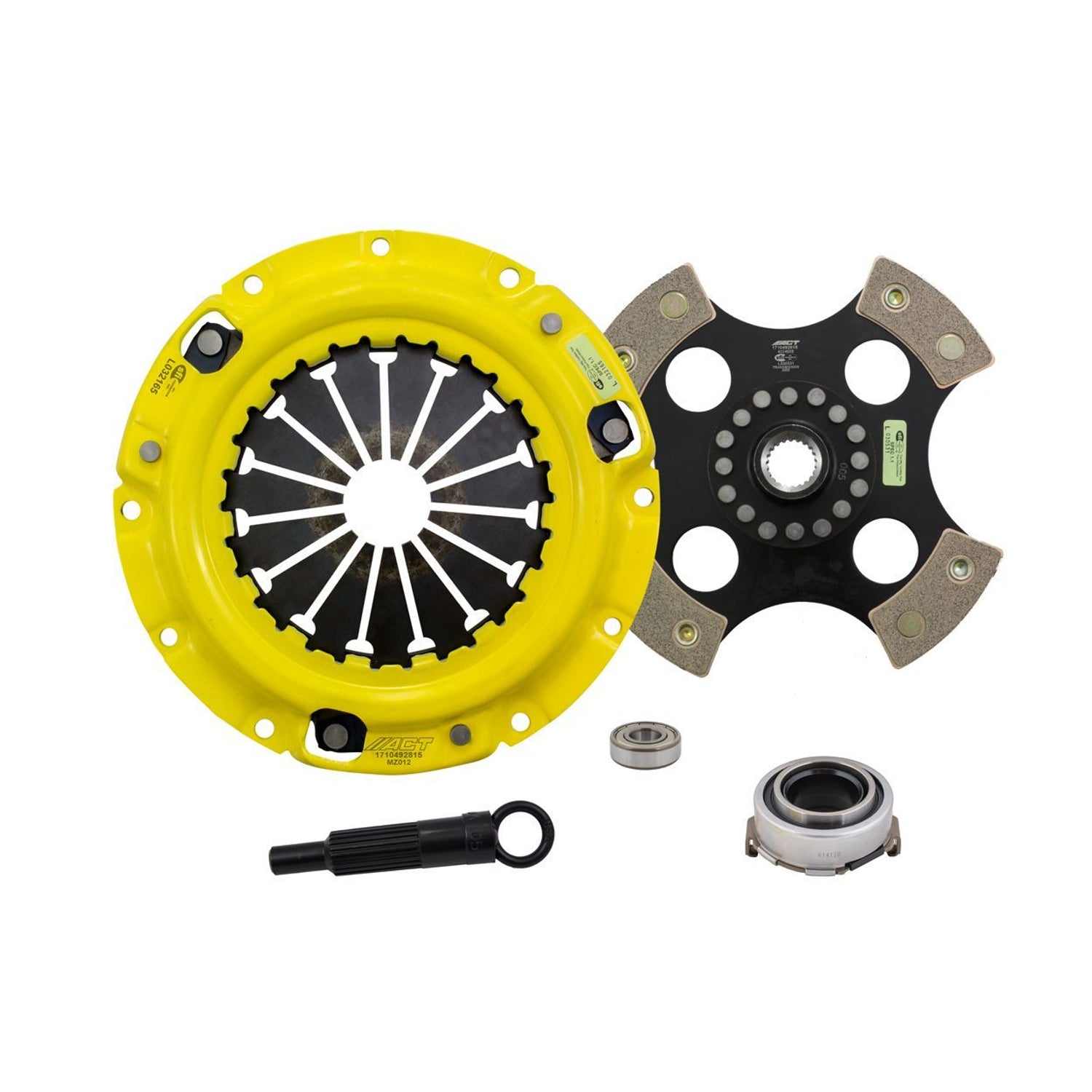 Heavy Duty Race Rigid 4 Pad Clutch Kit <br> 1990-1997,1999-2005 Mazda Miata