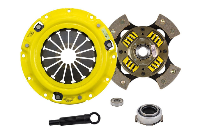 Extreme Race Sprung 4 Pad Clutch Kit <br> 1990-1997,1999-2005 Mazda Miata