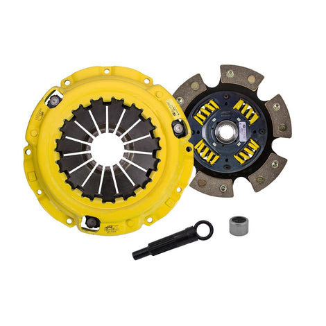 Heavy Duty Race Sprung 6 Pad Clutch Kit <br> 2004-2013 Mazda 3, 2006-2010 Mazda 5