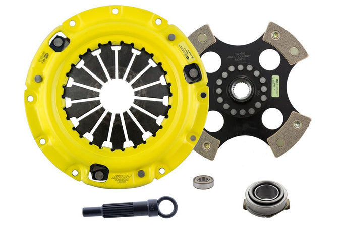 Heavy Duty Race Rigid 4 Pad Clutch Kit <br> 91-96 Ford Escort 90-95 Mazda Protege