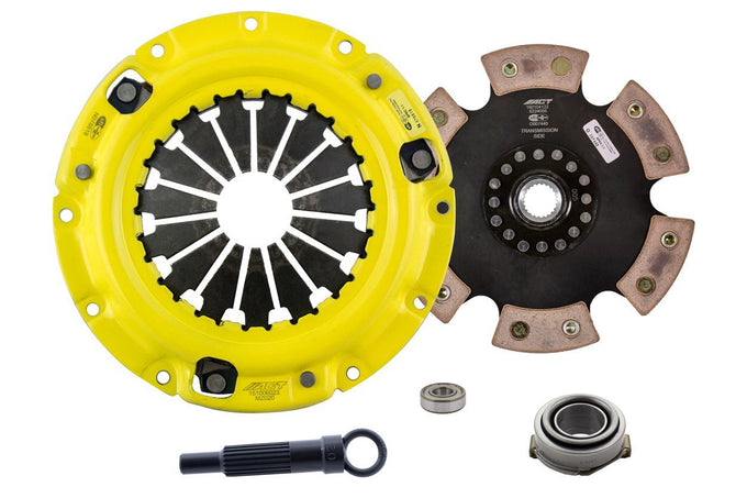 Heavy Duty Race Rigid 6 Pad Clutch Kit <br> 91-96 Ford Escort 90-95 Mazda Protege