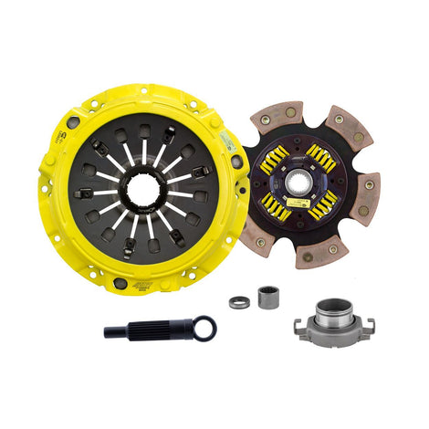 Heavy Duty Race Sprung 6 Pad Clutch Kit with Monoloc <br> 1993-1995 Mazda RX-7
