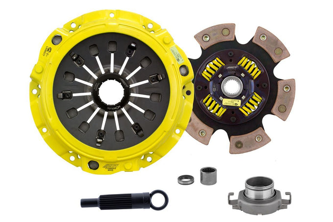 Heavy Duty Race Sprung 6 Pad Clutch Kit with Monoloc <br> 1993-1995 Mazda RX-7
