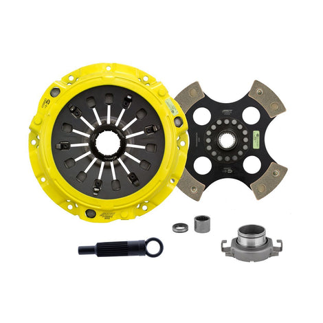 Heavy Duty Race Rigid 4 Pad Clutch Kit W/Monoloc <br> 1993-1995 Mazda RX-7