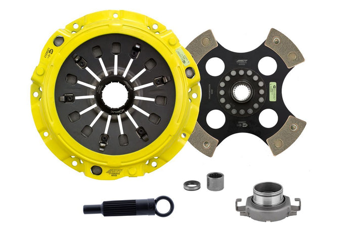 Heavy Duty Race Rigid 4 Pad Clutch Kit W/Monoloc <br> 1993-1995 Mazda RX-7