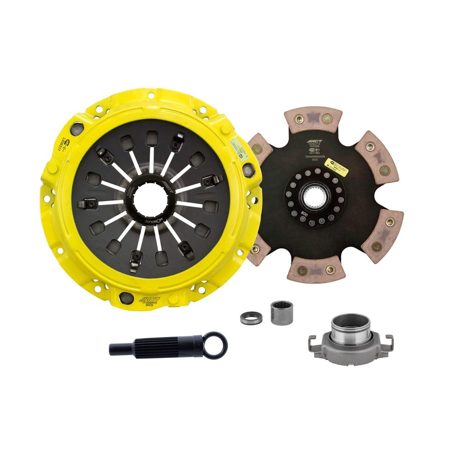 Heavy Duty Race Rigid 6 Pad Clutch Kit w/Monoloc <br> 1993-1995 Mazda RX-7