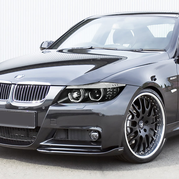 Dual 3D Crystal LED Turn Signal Projector Headlight<br>09-12 BMW E90 3-Series
