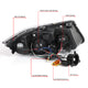 Dual 3D Crystal LED Turn Signal Projector Headlight<br>06-08 BMW E90 323i, 325i, 328xi, 330i