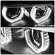 Dual 3D Crystal LED Turn Signal Projector Headlight<br>06-08 BMW E90 323i, 325i, 328xi, 330i