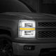 Box-Style LED DRL Sequential Headlights+Bumper Lamp <br>14-15 Chevy Silverado 1500