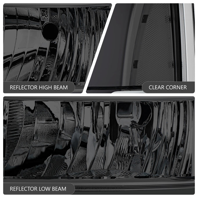 Box-Style LED DRL Sequential Headlight+Bumper Lamp <br>14-15 Chevy Silverado 1500