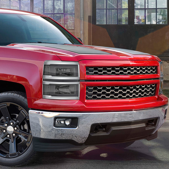 Box-Style LED DRL Sequential Headlight+Bumper Lamp <br>14-15 Chevy Silverado 1500