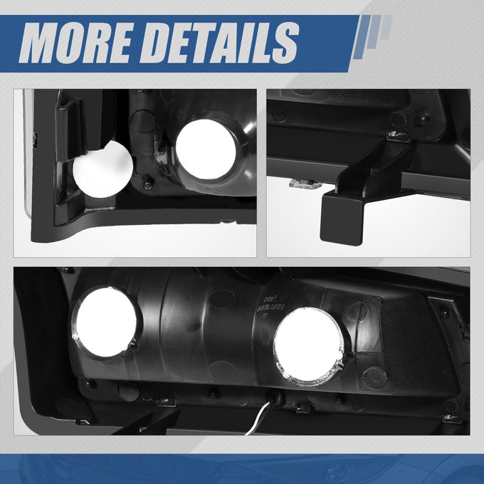 LED DRL Bumper Lamp+Headlights <br>03-07 Chevy Silverado, Avalanche