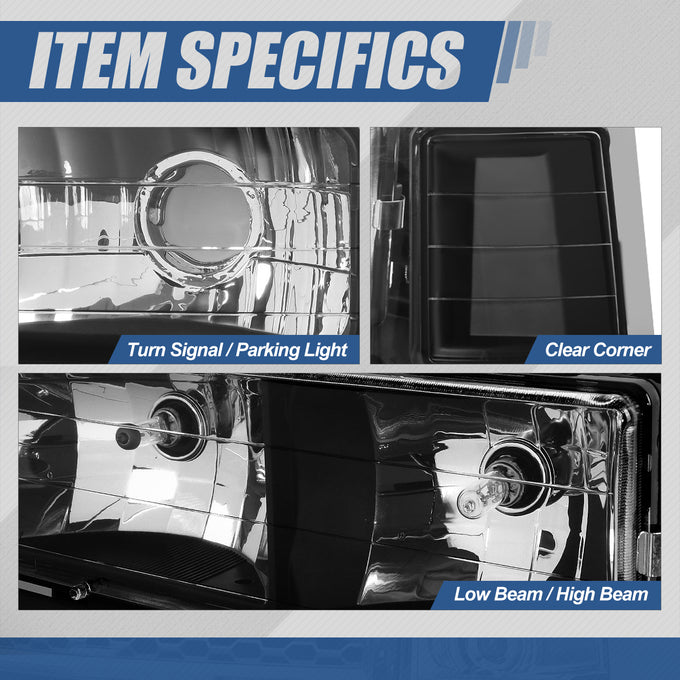Factory Style Bumper Lamp+Headlights+Corner <br>94-00 Chevy C/K GMT400
