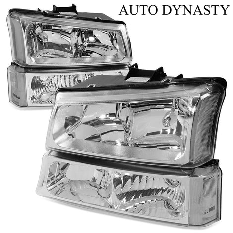 Factory Style Headlights Assembly <br>03-06 Chevy Silverado 1500 2500 HD Avalanche 3500