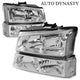 Factory Style Headlights Assembly <br>03-06 Chevy Silverado 1500 2500 HD Avalanche 3500