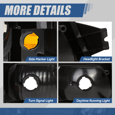 Factory Style Headlights Assembly <br>03-06 Chevy Silverado 1500 2500 HD Avalanche 3500