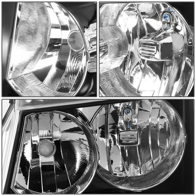 Factory Style Headlights Assembly <br>07-14 Chevy Suburban 1500, 2500, Tahoe, Avalanche