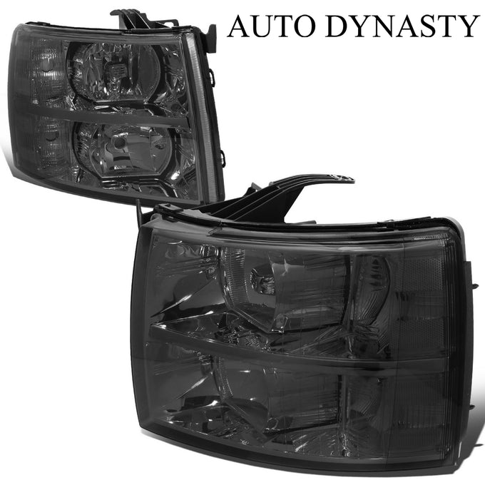 Factory Style Headlights Assembly <br>07-14 Chevy Silverado 1500, 2500HD, 3500