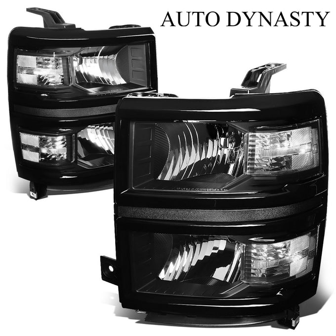Factory Style Headlights Assembly <br>14-15 Chevy Silverado 1500