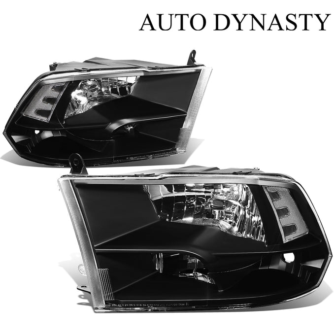 Factory Style Headlights Assembly <br>09-18 Dodge Ram 1500, 2500, 3500, 4500, 5500