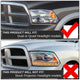 Factory Style Headlights Assembly <br>09-18 Dodge Ram 1500, 2500, 3500, 4500, 5500