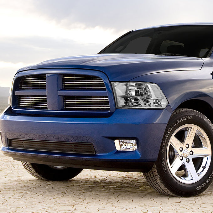 Factory Style Headlights Assembly <br>09-18 Dodge Ram 1500, 2500, 3500, 4500, 5500
