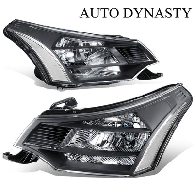 Factory Style Headlights Assembly <br>08-11 Ford Focus