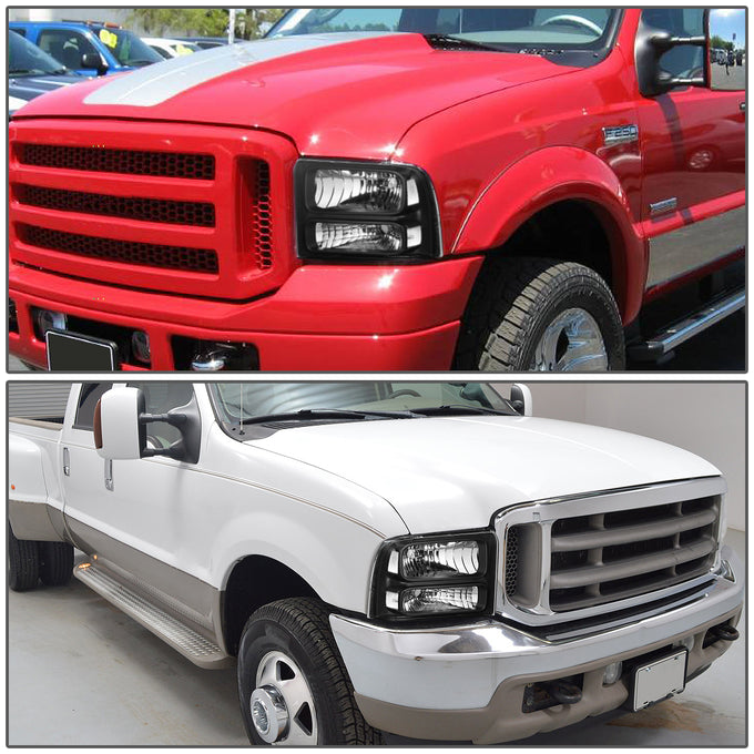 Factory Style Headlights Assembly <br>05-07 Ford F-250 F-350 F-450 F-550 Super Duty