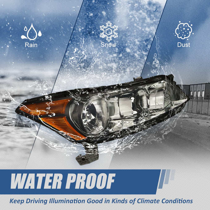 Factory Style Headlights Assembly <br>08-12 Honda Accord
